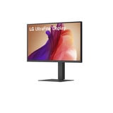 LG UltraFine 27U730A-B 27" 4K Ultra HD monitor Zwart, 1x DisplayPort, 2x HDMI, 2x USB-C, 2x USB-A