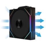 Lian Li UNI FAN TL 120 Wireless RGB case fan Zwart, 120 x 124 x 28 mm, PWM