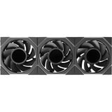 Lian Li UNI FAN TL LCD FLEX RGB case fans Zwart, 3 stuks, 124 x 120 x 28 mm, PWM