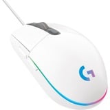 Logitech G203 LIGHTSYNC gaming muis Wit, 8000 dpi