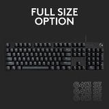 Logitech G413 TKL SE mechanisch gaming toetsenbord Zwart, US-International lay-out (QWERTY), GL Tactile, 80% (TKL)	