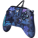 PowerA Advantage controller met kabel voor de Xbox Series X|S - Fortnite: Victory Royale Donkerblauw, Xbox Series X|S, Xbox One, Pc