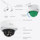 Reolink P737-A beveiligingscamera Wit, 4K UHD, 8MP, PoE