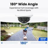 Reolink P737-A beveiligingscamera Wit, 4K UHD, 8MP, PoE