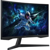 SAMSUNG Odyssey G5 G55C 27" Curved gaming monitor Zwart, 1x HDMI, 1x DisplayPort, 165 Hz