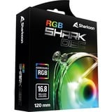Sharkoon SHARK Disc RGB case fan Transparant