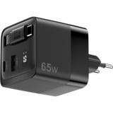 65W GaN Power Delivery Wall Charger with retractable cable
