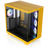 Thermaltake View 380 XL TG ARGB Bumblebee midi tower behuizing Donkergeel | 2x USB-A | 1x USB-C | RGB | Window