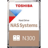 Toshiba N300, 18 TB harde schijf SATA/600, 24/7, HDWG51JUZSVA, Bulk