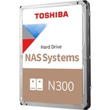 Toshiba N300, 18 TB harde schijf SATA/600, 24/7, HDWG51JUZSVA, Bulk