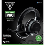 Turtle Beach Stealth Pro over-ear gaming headset Zwart, Xbox Series X, Xbox Series S, Xbox One, PlayStation 5, PlayStation 4, PC, Mac, Nintendo Switch, Smartphone, Bluetooth