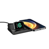 VEGER MagMulti powerbank 10.000mAh Zwart, MagSafe- en Qi