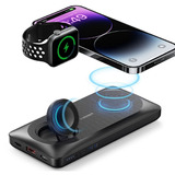 VEGER MagMulti powerbank 10.000mAh Zwart, MagSafe- en Qi