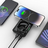 VEGER MagMulti powerbank 10.000mAh Zwart, MagSafe- en Qi