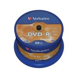 Verbatim DVD-R 4,7 GB blanco dvd's 16x, 50 stuks