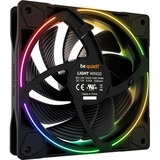 be quiet! Light Wings PWM high-speed RGB case fans Zwart, 3 stuks, 120 x 120 x 25 mm