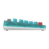 8BitDo Retro 87 Mechanical Keyboard - N64 30th edition Blauw, US lay-out (QWERTY), 80% (TKL), PBT keycaps, Bluetooth 5.0, Wireless 2.4G, USB