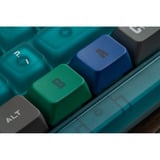 8BitDo Retro 87 Mechanical Keyboard - N64 30th edition Blauw, US lay-out (QWERTY), 80% (TKL), PBT keycaps, Bluetooth 5.0, Wireless 2.4G, USB