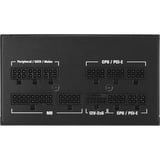 ASUS TUF Gaming Gold EVO modulaire 1000 watt voeding  Zwart, 1x 12V-2x6, 3x PCIe