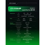 ATK RS6 Air Esports Hall Effect Keyboard Wit, US lay-out (QWERTY), ATK Ice Blade, 65%, RGB