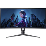 Acer Predator X34 X5 34" Curved UltraWide gaming monitor Zwart, 240 Hz, HDMI, DisplayPort, USB, Audio, AMD Free-Sync