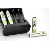 Ansmann 550 mAh oplaadbare batterij Groen, 4x AAA (Micro)