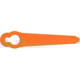 BLACK+DECKER 20 vervangmessen voor strimmer reservemes Oranje, 25 cm