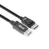 Club 3D DisplayPort 1.4 HBR3 kabel Zwart, 2 meter, 8K