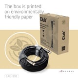 Club 3D HDMI hybride AOC kabel Zwart, 30 meter