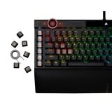 Corsair K100 RGB mechanisch gaming toetsenbord Zwart, US lay-out (QWERTY), Corsair OPX, 100%, RGB leds