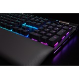 Corsair K100 RGB mechanisch gaming toetsenbord Zwart, US lay-out (QWERTY), Corsair OPX, 100%, RGB leds