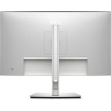 Dell UltraSharp U2725QE 27" 4K Ultra HD monitor Zwart/zilver, 1x DisplayPort, 1x HDMI, 3x USB-C, 5x USB-A, 2x Thunderbolt, 1x RJ-45, 120 Hz