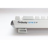 Ducky One 3 Classic Pure White SF RGB mechanisch toetsenbord Wit, US lay-out (QWERTY), Cherry MX Brown, 65%, RGB leds, Double-shot PBT, Hot-swappable, QUACK Mechanics