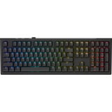 Ducky One X Wireless RGB mechanisch toetsenbord Zwart, US lay-out (QWERTY), Ducky Inductive, 100%, Hot-swappable, PBT, 2.4 GHz | Bluetooth | USB-C