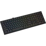 Ducky One X Wireless RGB mechanisch toetsenbord Zwart, US lay-out (QWERTY), Ducky Inductive, 100%, Hot-swappable, PBT, 2.4 GHz | Bluetooth | USB-C