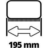 EINHELL Soft borstelset borstel hout, kunstgras