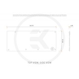 EKWB EK-Classic GPU Backplate RX 6800/6900 - Black Zwart