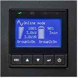 Eaton Power Quality 9PX UPS Netpack (9PX3000IRTN) Zwart/zilver, 8x C13, 2x C19, USB incl. Netwerkkaart