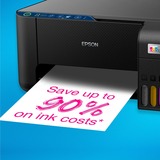 Epson EcoTank ET-2865 A4 multifunctionele Wi-Fi-printer met inkttank all-in-one inkjetprinter Zwart, Scannen, Kopiëren, Wi-Fi, inclusief tot 3 jaar inkt