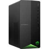 HP Pavilion Gaming Desktop TG01-2370nd (440R6EA) gaming pc Zwart/groen, 16GB, RTX 3060, LHR, WiFi 5, BT, Win 10
