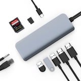 Hyper HyperDrive VIPER 10-in-2 USB-C Hub dockingstation Donkergrijs