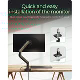 ICY BOX IB-MS701-T monitorarm Zwart