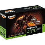 INNO3D GeForce RTX 4070 SUPER X3 OC grafische kaart DLSS 3, 3x DisplayPort, 1x HDMI 2.1