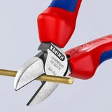 KNIPEX Zijsnijtang 70 02 140  kniptang Rood/blauw