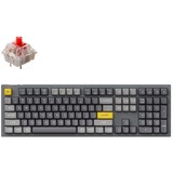 Keychron Q6-D1, toetsenbord Grijs, US lay-out, Gateron G Pro Red, RGB leds, Double-shot PBT, hot swap