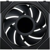 Lian Li UNI FAN TL120 LCD Wireless Triple Pack case fan Zwart, 4-pin PWM + 1x 9-pin USB, Incl. controller