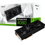 PNY GeForce RTX 4080 16GB VERTO Triple Fan grafische kaart Zwart, 1x HDMI, 3x DisplayPort