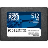 Patriot P220 512 GB SSD Zwart, SATA III 6 Gb/s