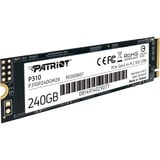 Patriot P310 240 GB SSD P310P240GM28, PCIe 3.0 x4, NVMe 1.3, M.2 2280