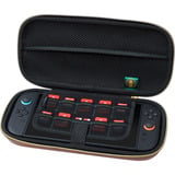 PowerA Beschermhoes voor Nintendo Switch 2 - Hyrule Crest tas Bruin, Nintendo Switch 2, Nintendo Switch - OLED Model, Nintendo Switch